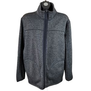 JOE FRESH Grey Zip Up Sweater Size L
